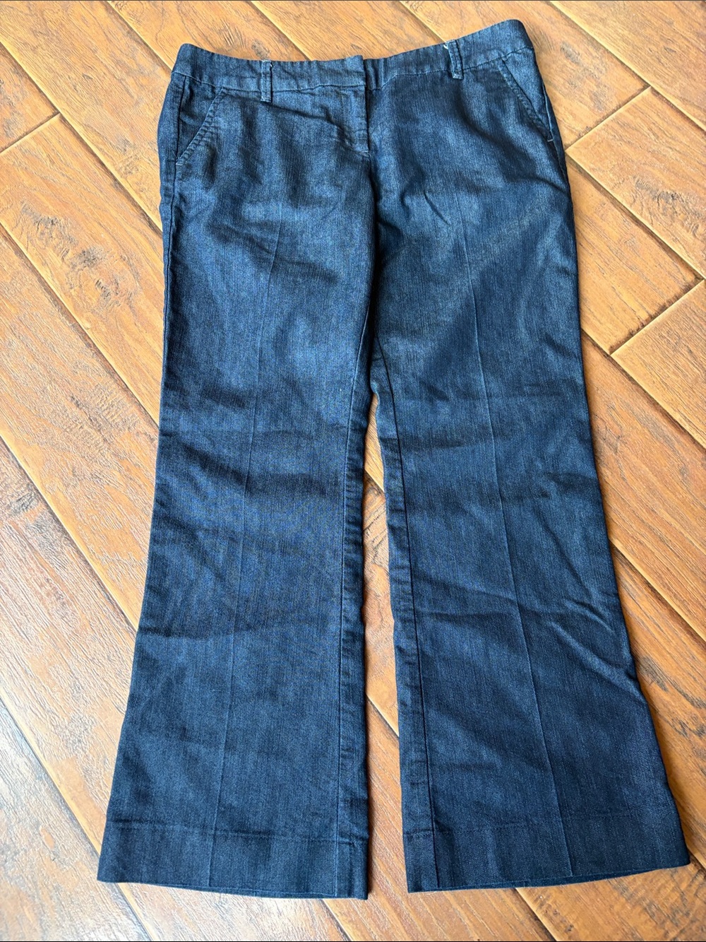 The Limited Dark Blue Wide-Leg Jeans